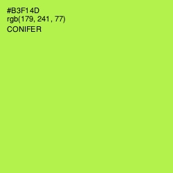 #B3F14D - Conifer Color Image