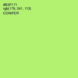 #B3F171 - Conifer Color Image
