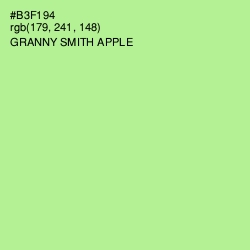 #B3F194 - Granny Smith Apple Color Image