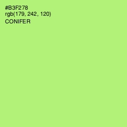 #B3F278 - Conifer Color Image