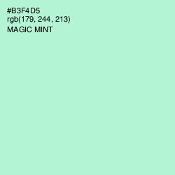 #B3F4D5 - Magic Mint Color Image