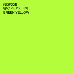 #B3FD3B - Green Yellow Color Image