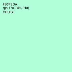 #B3FEDA - Cruise Color Image