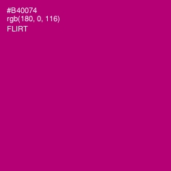 #B40074 - Flirt Color Image