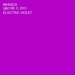#B402C9 - Electric Violet Color Image
