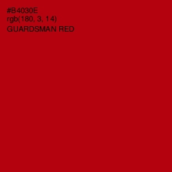 #B4030E - Guardsman Red Color Image