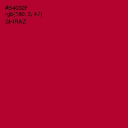 #B4032F - Shiraz Color Image