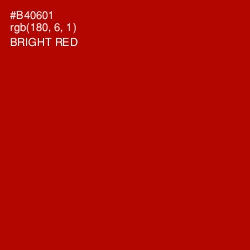 #B40601 - Bright Red Color Image