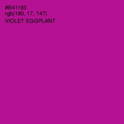 #B41193 - Violet Eggplant Color Image