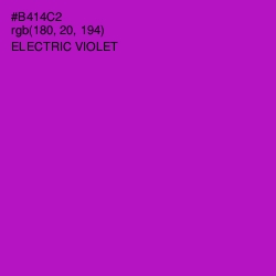 #B414C2 - Electric Violet Color Image