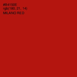 #B4150E - Milano Red Color Image