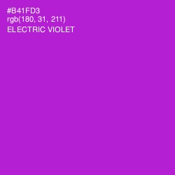#B41FD3 - Electric Violet Color Image