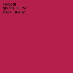 #B4204B - Night Shadz Color Image