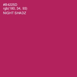 #B4225D - Night Shadz Color Image