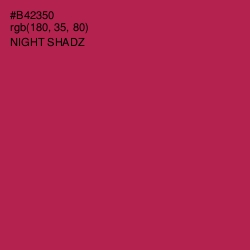 #B42350 - Night Shadz Color Image