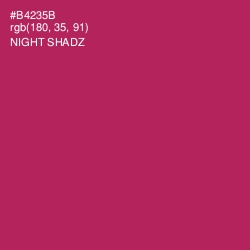 #B4235B - Night Shadz Color Image