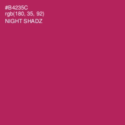 #B4235C - Night Shadz Color Image
