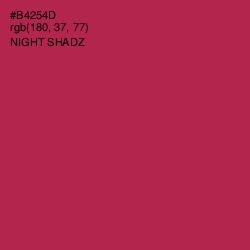 #B4254D - Night Shadz Color Image