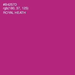 #B4257D - Royal Heath Color Image