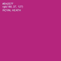 #B4257F - Royal Heath Color Image