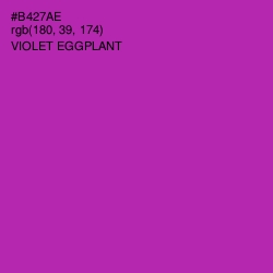 #B427AE - Violet Eggplant Color Image
