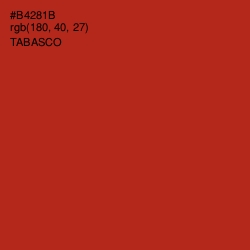 #B4281B - Tabasco Color Image