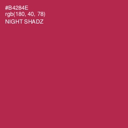#B4284E - Night Shadz Color Image