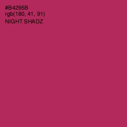 #B4295B - Night Shadz Color Image