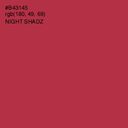 #B43145 - Night Shadz Color Image