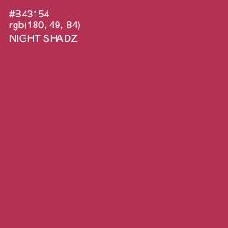 #B43154 - Night Shadz Color Image