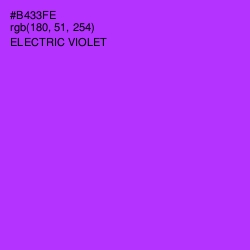 #B433FE - Electric Violet Color Image