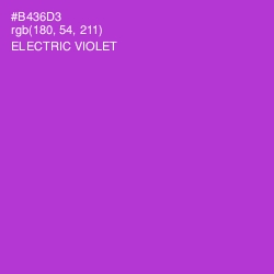 #B436D3 - Electric Violet Color Image