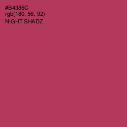 #B4385C - Night Shadz Color Image