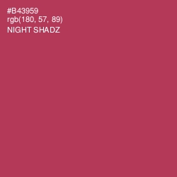 #B43959 - Night Shadz Color Image