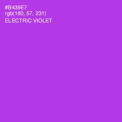 #B439E7 - Electric Violet Color Image