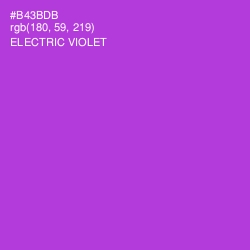 #B43BDB - Electric Violet Color Image