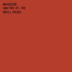 #B43D2B - Well Read Color Image