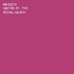 #B43D74 - Royal Heath Color Image