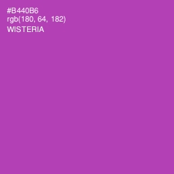 #B440B6 - Wisteria Color Image