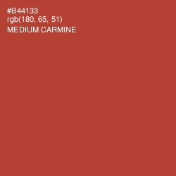 #B44133 - Medium Carmine Color Image