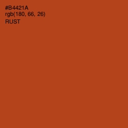 #B4421A - Rust Color Image