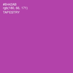 #B442AB - Tapestry Color Image