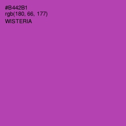 #B442B1 - Wisteria Color Image