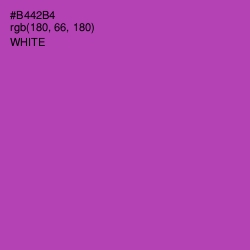 #B442B4 - Wisteria Color Image