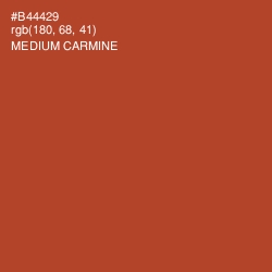 #B44429 - Medium Carmine Color Image