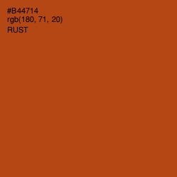 #B44714 - Rust Color Image