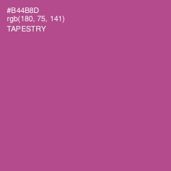 #B44B8D - Tapestry Color Image