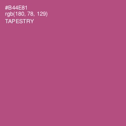 #B44E81 - Tapestry Color Image