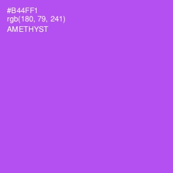 #B44FF1 - Amethyst Color Image