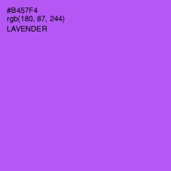 #B457F4 - Lavender Color Image